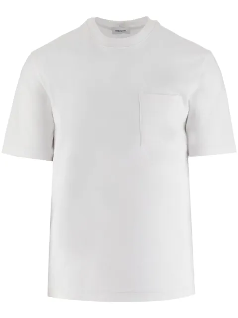 Ferragamo stripe-detail short-sleeve T-shirt White 767443