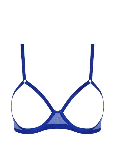 Maison Close Corps à Corps open-cup bra Blue 561644