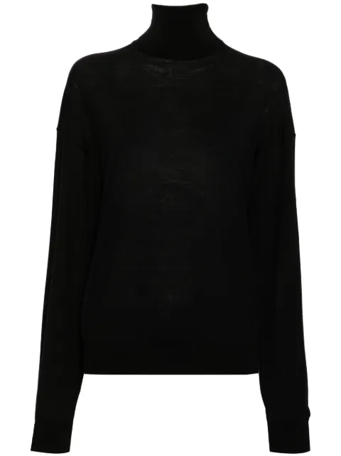 Saint Laurent high-neck wool jumper Black 755010Y76GM1000