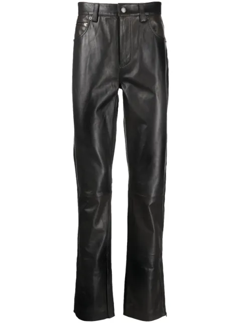 Stolen Girlfriends Club Drum Solo straight-leg trousers Black C223525