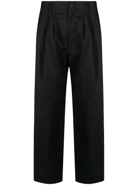 Yohji Yamamoto x New Era pleat-detail trousers Black HJP99039