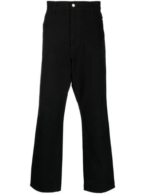 Carhartt WIP Single Knee straight-leg trousers Black I0314978902