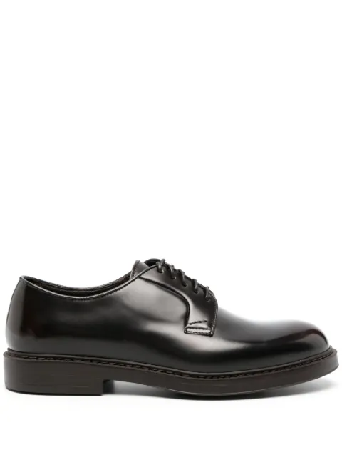 Doucal's lace-up leather derby shoes Brown DU1385BRUXUF007TM04