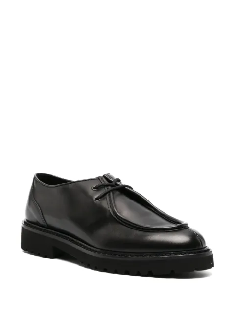 Doucal's leather Derby shoes Black DU2737PHILUF159NN00