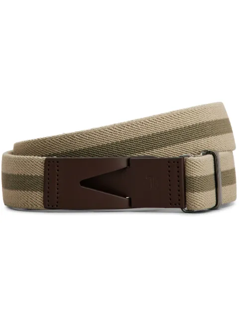Tod's striped snap-buckle belt Neutrals XCMCP770100RJA