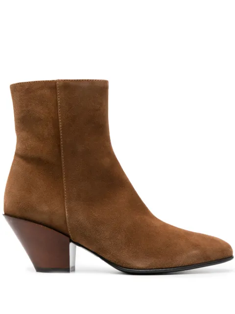 Roberto Festa 80mm ankle suede boots Brown ALLYK