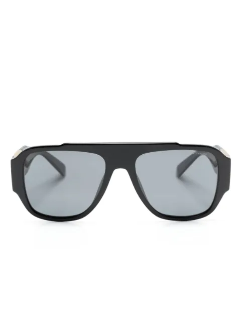 Versace Eyewear Medusa pilot-frame sunglasses Black VE4436U
