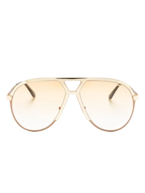 TOM FORD Eyewear TF1060 Xavier Oversize Sunglasses Gold TF1060