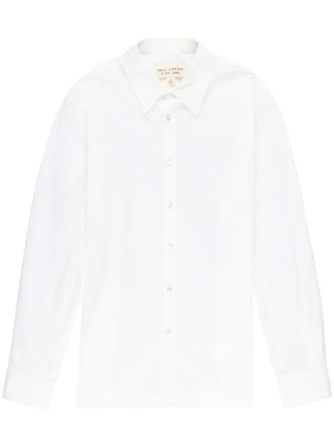 Nili Lotan Raphael cotton shirt White 12379W154WHT