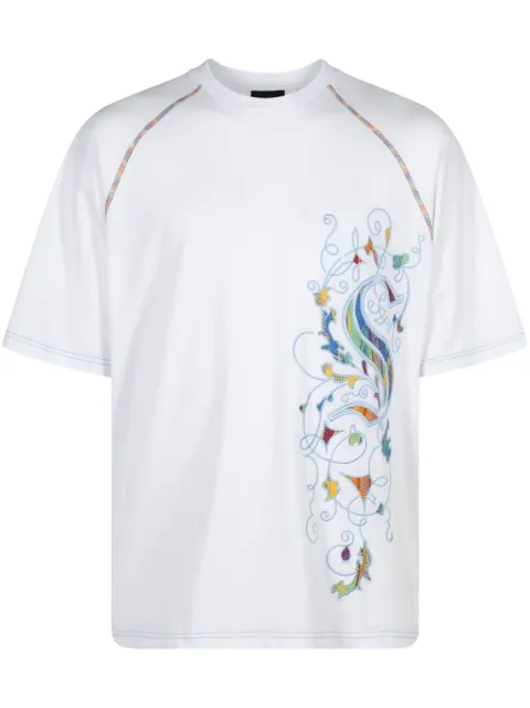 Supreme x Coogi embroidered-motif cotton T-shirt White SU99998