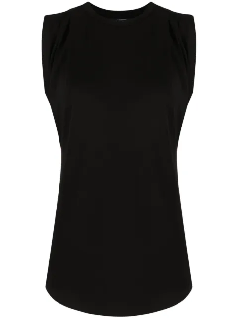 Michael Michael Kors pleat-detailing tank top Black MF351317AW