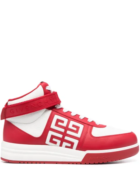 Givenchy logo high-top sneakers Red BH008UH1GM