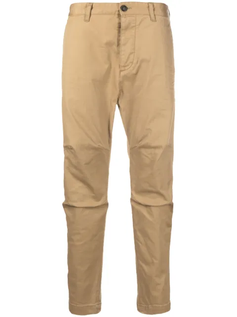 DSQUARED2 tapered chinos Neutrals S74KB0819S39021