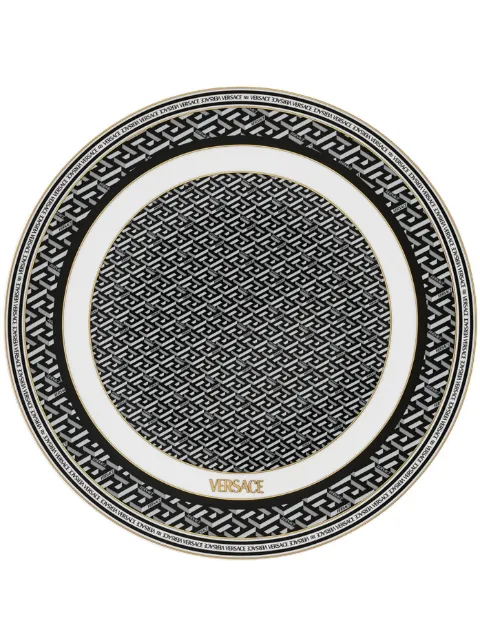Versace x Rosenthal La Greca Signature service plate (33cm) White 1933540376510263