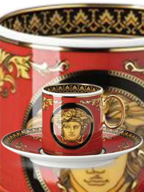 Versace Medusa espresso cup and saucer Red 1933540960514715