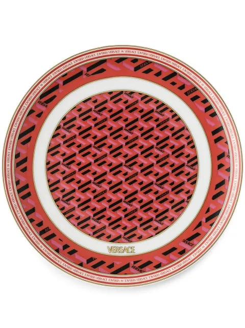 Versace x Rosenthal La Greca Signature bread plate (17cm) Red 1933540376610217