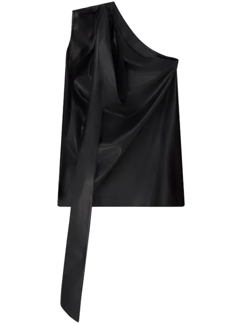 Stella McCartney scarf one-shoulder top Black 6T01513BU393