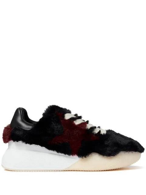 Stella McCartney Loop faux-fur sneakers Black 810284E00140