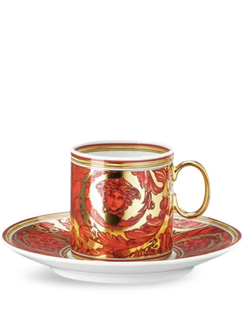 Versace Medusa Garland espresso cup and saucer Red 1933540995814715