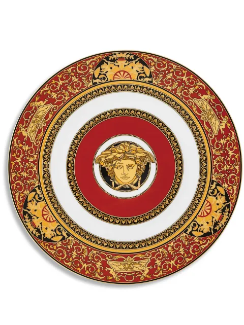 Versace Medusa porcelain serving plate Red 1933540960510263