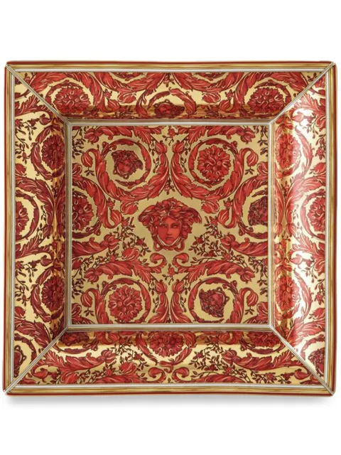 Versace Medusa Garland medium dish Red 1424040995825818