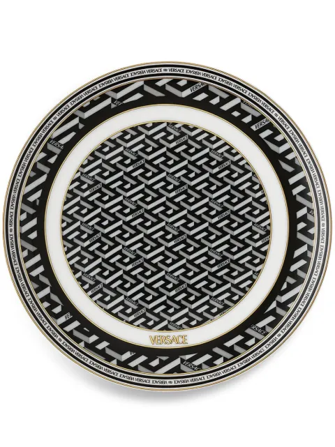 Versace La Greca Signature bread plate Black 1933540376510217