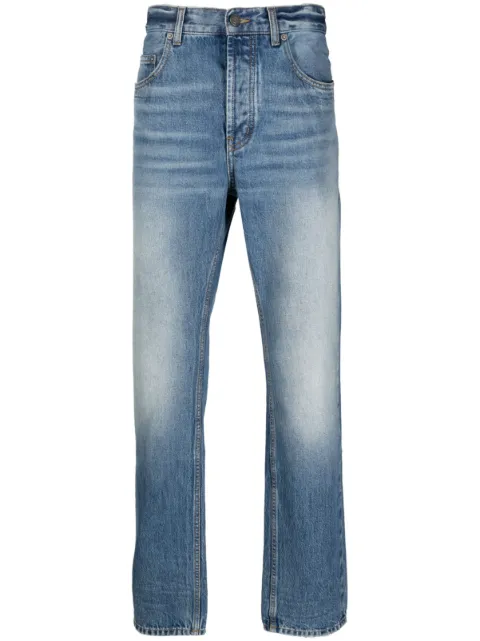 Saint Laurent mid-rise straight-leg jeans Blue 757190Y04PG