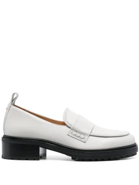 Aeyde Ruth 40mm round-toe loafers Grey A11FLGHVD45CH223101001