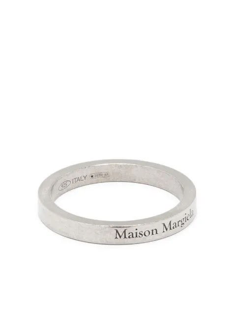 Maison Margiela engraved-logo ring Silver SM1UQ0080SV0158
