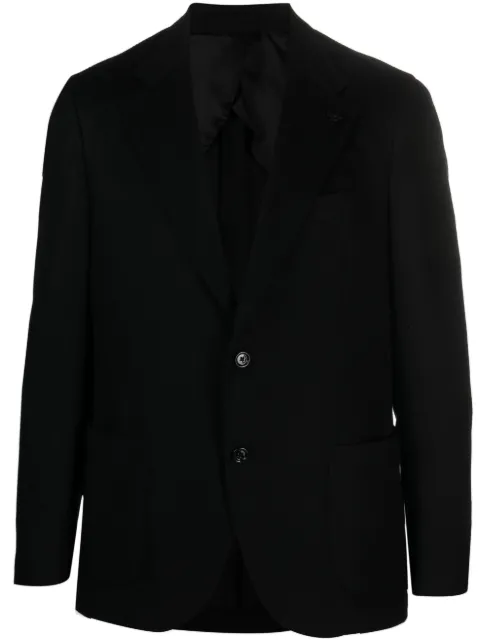 Lardini single-breasted wool-cashmere blazer Black IT534AEITSK61547