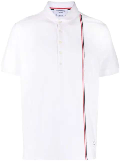 Thom Browne RWB stripe polo shirt White MJP196AJ0138