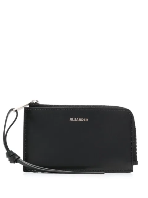 Jil Sander embossed-logo leather wallet Black J25UI0011P5713