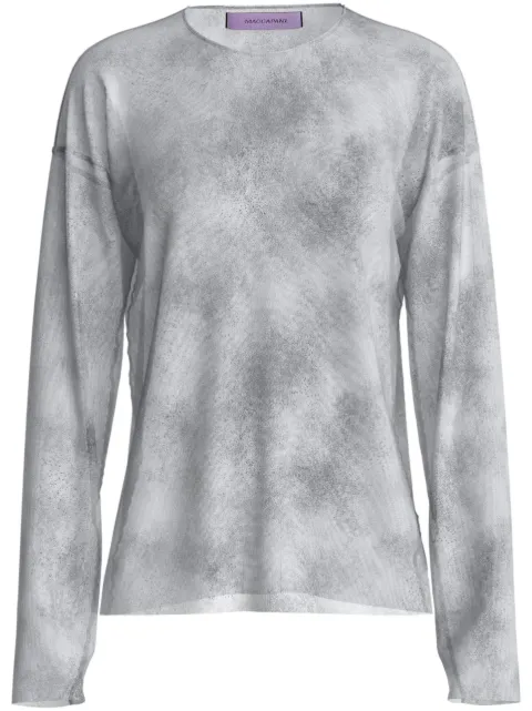Maccapani The Second Skin Spray-print T-shirt Grey 23IM2M0F090