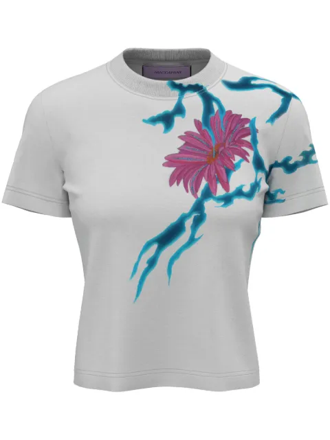 Maccapani Baby cropped T-shirt White 23IM2M0F0404081