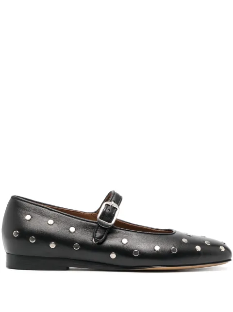 Le Monde Beryl Mary Jane studded ballerina shoes Black MRJSTDBLA