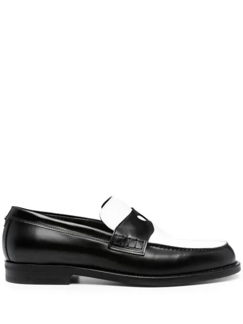 GCDS Wirdo two-tone design loafers White FW23U480081