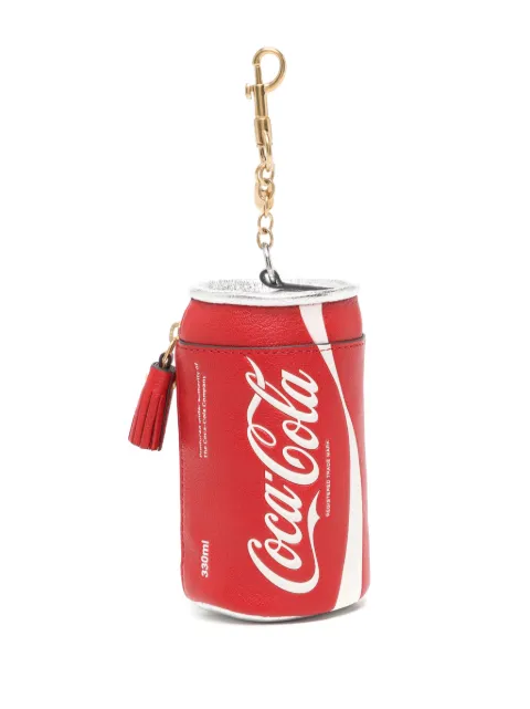 Anya Hindmarch Coca Cola leather coin purse Red 179546