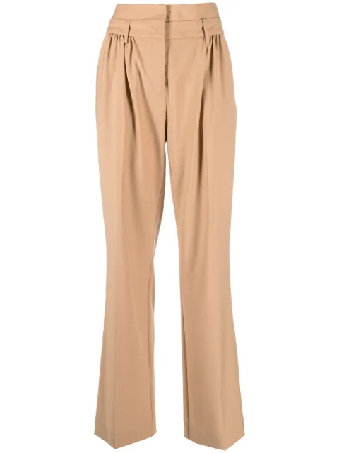The Garment straight-leg tailored trousers Brown 19306