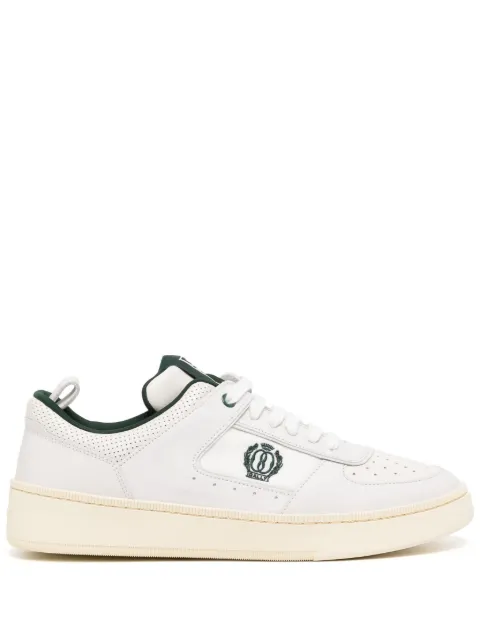 Bally logo-embroidered panelled sneakers White MSK06AVT005