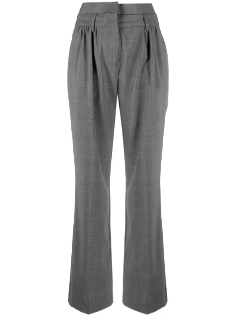 The Garment high-waisted tailored trousers Grey 19306