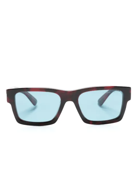 Prada Eyewear tortoiseshell-effect rectangle-frame sunglasses Red PR25ZS