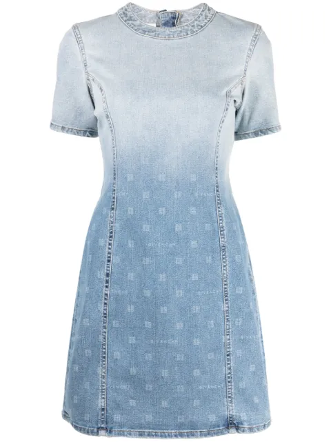 Givenchy ombré-effect denim minidress Blue BW21NQ5Y74