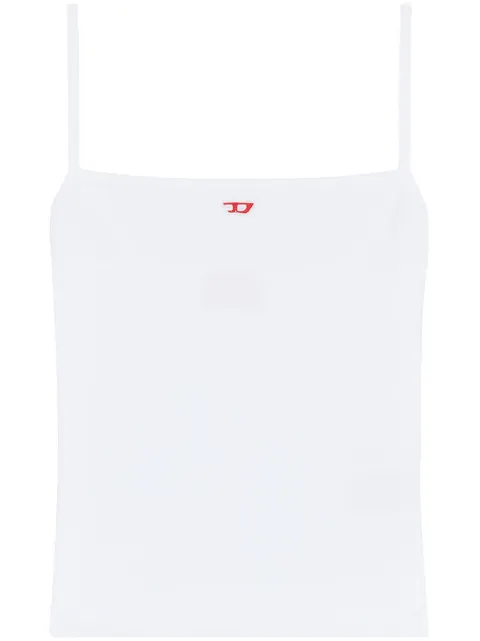 Diesel T-Hop-D logo-appliqué tank top White A051070EJAI