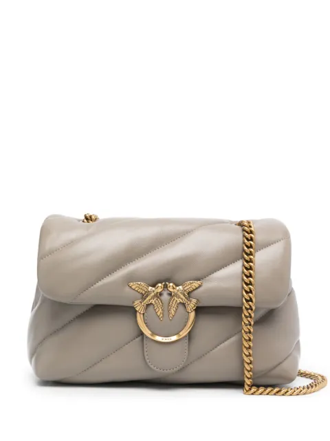 PINKO Classic Love Puff shoulder bag Brown 100038A0F2