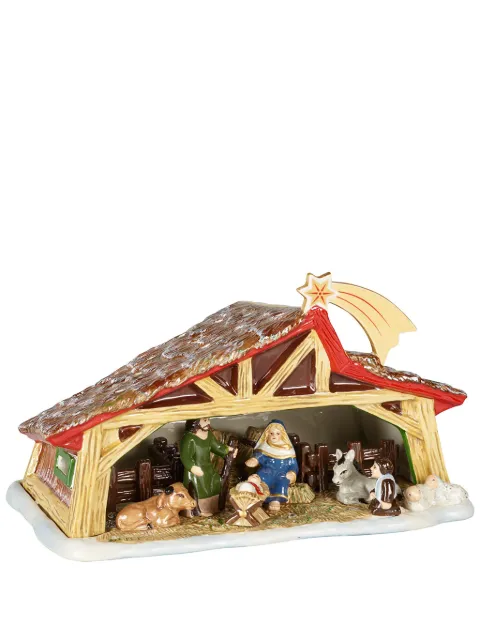 Villeroy & Boch Christmas Toy's Memory porcelain manger (27cm x 16cm x 16cm) Red 1486026560