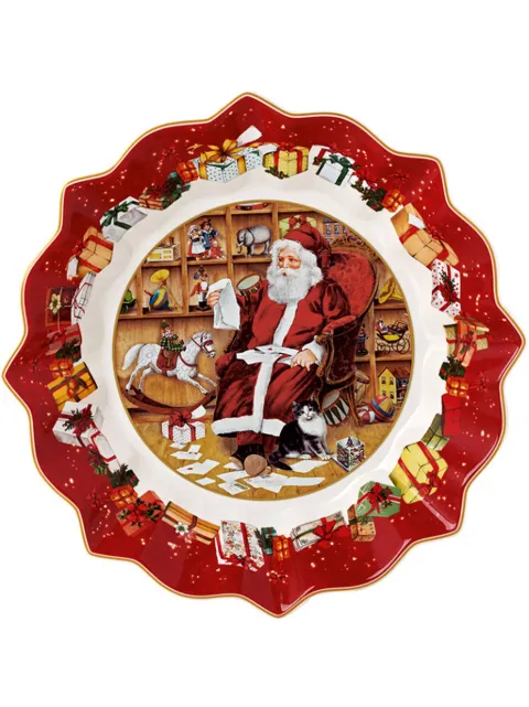 Villeroy & Boch santa claus-print porcelain plate Multicolour 1483323601