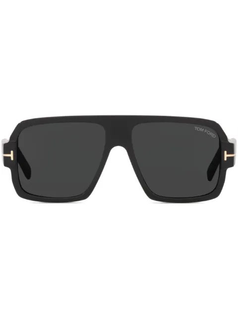 TOM FORD Eyewear Camden pilot-frame sunglasses Black FT093301A