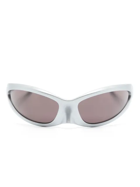 Balenciaga Eyewear Skin Cat tinted sunglasses Silver BB0251S005