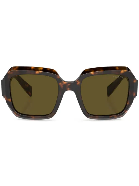 Prada Eyewear tortoiseshell-effect square-frame sunglasses Green SPR28ZSF14L09Z