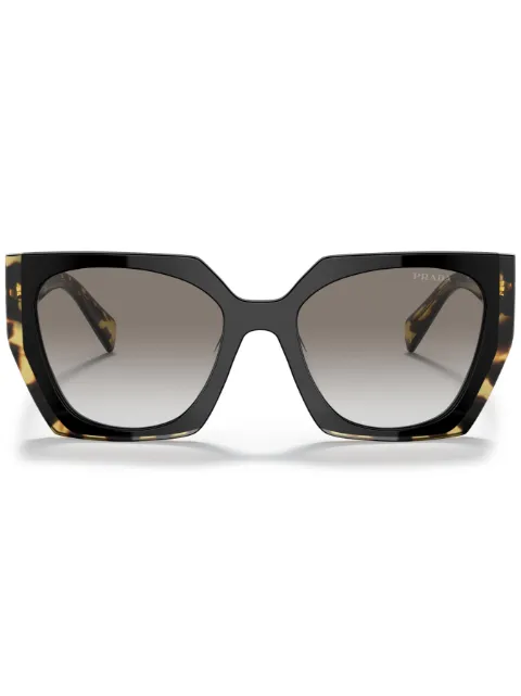 Prada Eyewear tortoiseshell-effect square sunglasses Black SPR15W3890A7